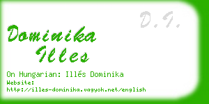dominika illes business card