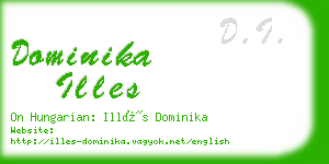 dominika illes business card